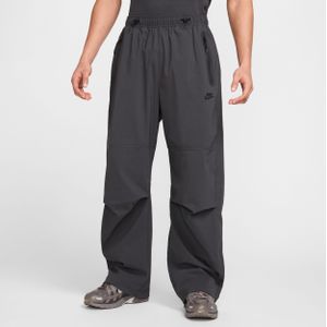 Nike Tech oversized geweven herenbroek - Blauw