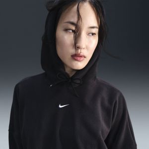 Nike One Therma-FIT oversized fleecehoodie voor dames - Groen