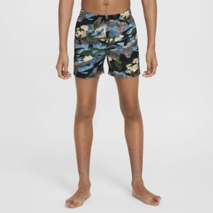 Nike Swim Classic Camo volley shorts voor jongens (10 cm) - Zwart