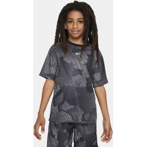 Nike Multi jongenstop met Dri-FIT en korte mouwen - Blauw