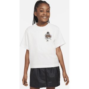 Sky Brown x Nike SB skateshirt voor meisjes - Wit