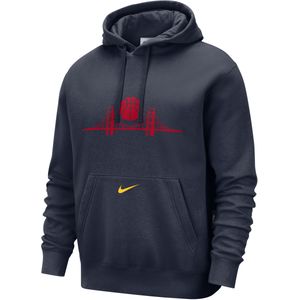Golden State Warriors Club City Edition Nike NBA-fleecehoodie voor heren - Blauw