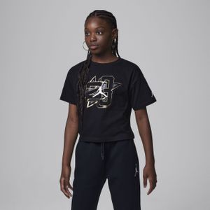 Jordan Jumpman Shine Tee T-shirt voor kids - Zwart