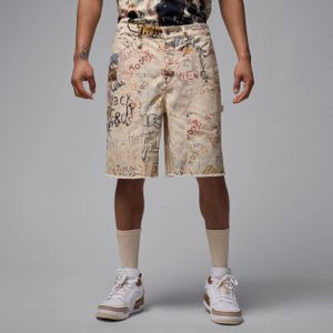 Air Jordan herenshorts met print - Wit