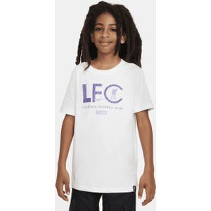 Liverpool FC Mercurial Nike voetbalshirt voor kids - Wit