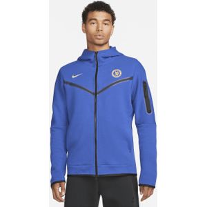 Chelsea FC Tech Fleece Windrunner Nike hoodie met rits over de hele lengte voor heren - Blauw