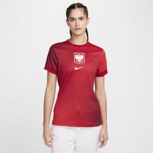 Polen 2024/25 Stadium Uit Nike Dri-FIT replica voetbalshirt voor dames - Rood