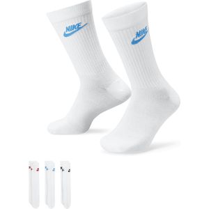 Nike Sportswear Everyday Essential Crew sokken (3 paar) - Zwart