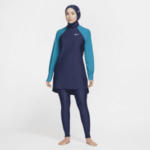 Nike Victory Aansluitende zwemlegging met volledige bedekking voor dames - Zwart