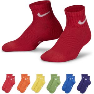 Nike Dri Fit enkelsokken voor kleuters (6 paar) - Meerkleurig