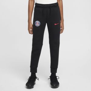 Paris Saint-Germain Tech Fleece Nike voetbalbroek voor jongens - Zwart