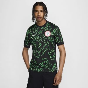 Nigeria 2024 Stadium Uit Nike Dri-FIT replica voetbalshirt voor heren - Zwart