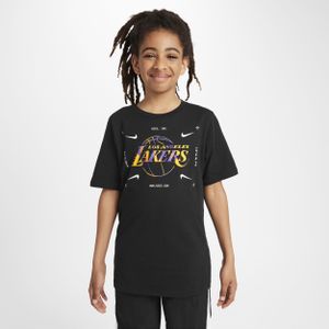 Los Angeles Lakers Nike NBA-shirt met logo voor jongens - Zwart