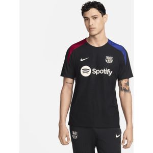 FC Barcelona Strike Elite Nike Dri-FIT ADV voetbaltop met korte mouwen voor heren - Zwart