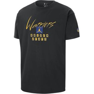 Golden State Warriors Courtside Statement Edition Jordan Max90 NBA-herenshirt - Zwart