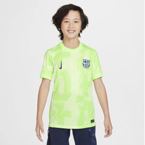 FC Barcelona 2024/25 Stadium Derde Nike Dri-FIT replicavoetbalshirt voor kids - Geel