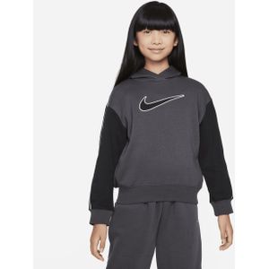 Nike Sportswear oversized fleecehoodie voor meisjes - Rood