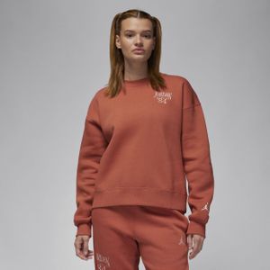 Jordan Brooklyn Fleece sweatshirt met ronde hals voor dames - Zwart