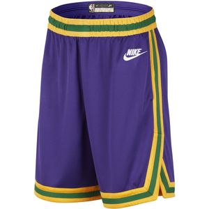 Utah Jazz Hardwood Classics 2023/24 Swingman Nike Dri-FIT NBA-herenshorts - Paars