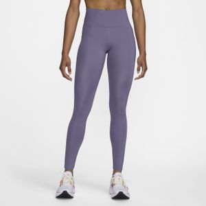 Nike Epic Fast Hardlooplegging met halfhoge taille en zak voor dames - Paars