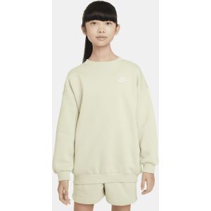 Nike Sportswear Club Fleece oversized sweatshirt voor meisjes - Groen