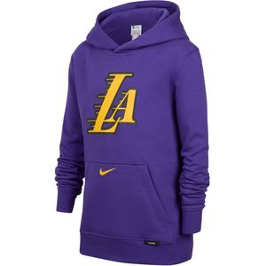 Los Angeles Lakers Club City Edition Nike NBA-fleecehoodie voor kids - Paars
