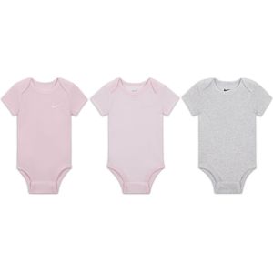 Nike Baby Essentials rompertjes voor baby's (0-9 maanden, 3 stuks) - Meerkleurig