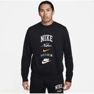 Nike Club Fleece sweatshirt met ronde hals en lange mouwen voor heren - Grijs