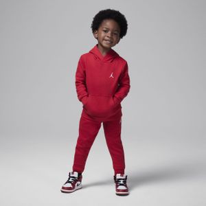 Jordan MJ Brooklyn Fleece tweedelige hoodieset voor peuters - Rood