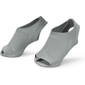 NikeGrip Dri-FIT Studio teenloze sokken voor dames - Grijs