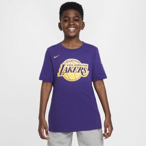 Los Angeles Lakers Essential Nike NBA-shirt voor jongens - Paars