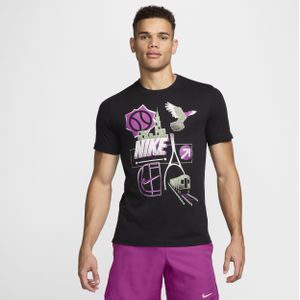 NikeCourt Dri-FIT Tennisshirt voor heren - Roze