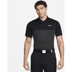 Nike Victory+ Dri-FIT golfpolo voor heren - Zwart