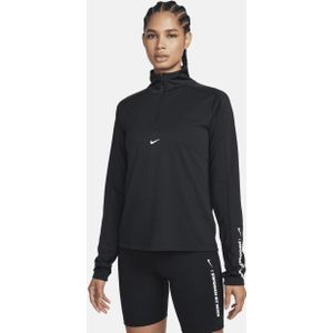 Nike Pacer Dri-FIT damestrui met korte rits - Zwart