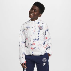Paris Saint-Germain Amplify Windrunner Nike voetbalanorak voor jongens - Wit