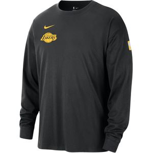 Los Angeles Lakers Courtside Max90 Nike NBA-herenshirt met lange mouwen - Paars