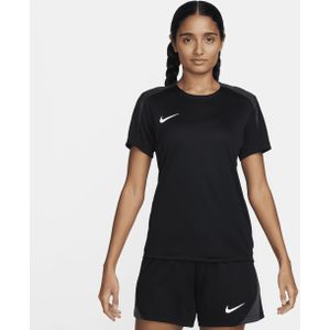 Nike Strike voetbaltop met Dri-FIT en korte mouwen voor dames - Geel