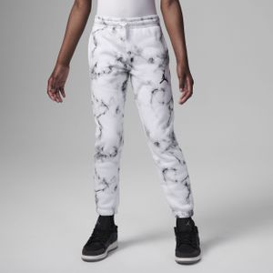 Jordan Essentials Printed Fleecebroek voor kids - Wit