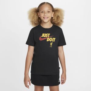 Liverpool FC Nike voetbalshirt voor kids - Zwart