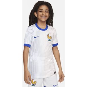 FFF (herenelftal) 2024/25 Stadium Uit Nike Dri-FIT replica voetbalshirt voor kids - Wit