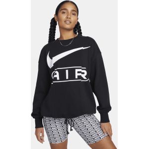Nike Air Extra oversized sweatshirt van sweatstof met ronde hals voor dames - Rood