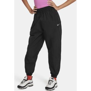 Nike Sportswear geweven meisjesbroek - Zwart