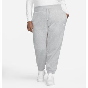 Nike Sportswear Phoenix Fleece Oversized joggingbroek met hoge taille voor dames (Plus Size) - Bruin