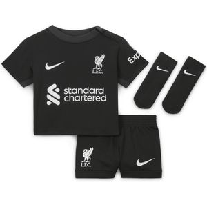 Liverpool FC 2024/25 Stadium Uit Nike driedelig replica-voetbaltenue voor baby's/peuters - Groen