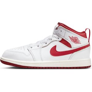 Jordan 1 Mid SE kleuterschoenen - Wit