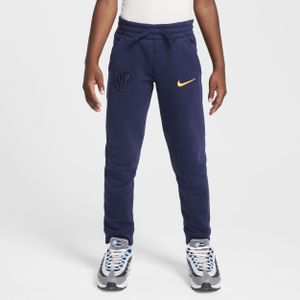 Inter Milan Club Fleece Derde Nike voetbaljoggingbroek voor jongens - Blauw