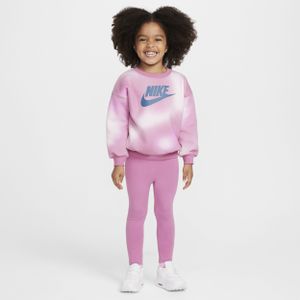 Nike Solarized peuterset met legging en top met ronde hals - Roze