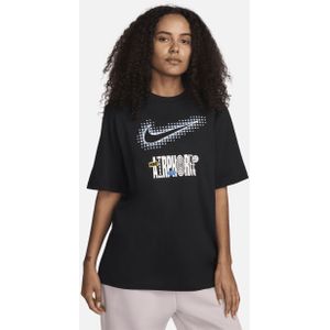 Nike Sportswear T-shirt met graphic voor dames - Zwart