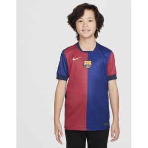 FC Barcelona 2024/25 Stadium Thuis Nike Dri-FIT replicavoetbalshirt voor kids - Blauw