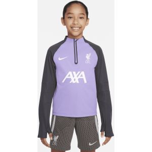 Liverpool FC Strike Elite Winter Warrior Nike Storm-FIT voetbaltrainingstop voor kids - Paars